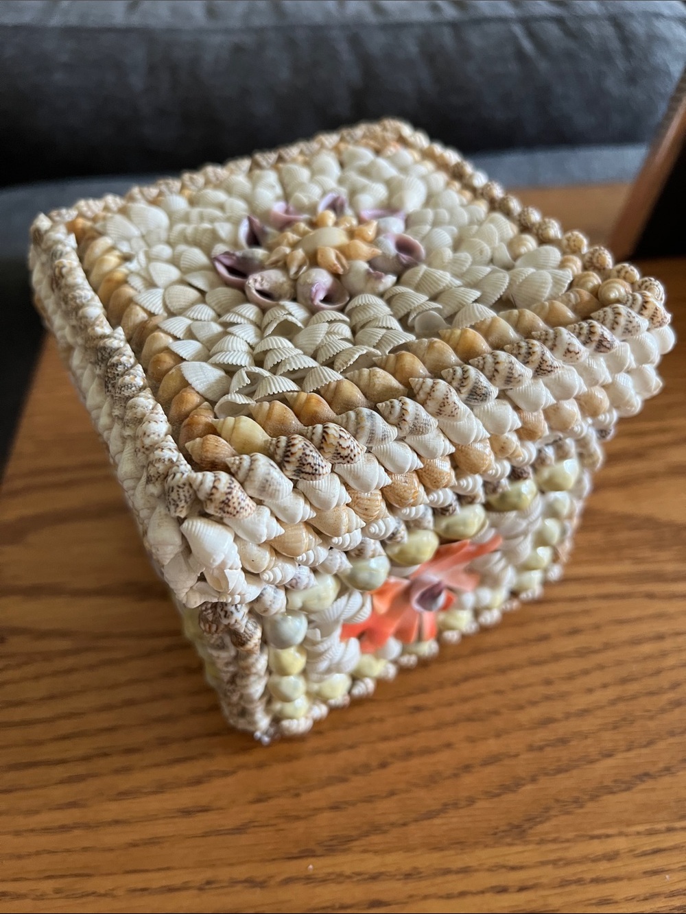 Vintage Seashell Box